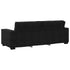 3-Seater Sofa Black 180 cm Velvet