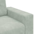 Sofa Chair Light Grey 59 cm Velvet