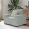 Sofa Chair Light Grey 59 cm Velvet