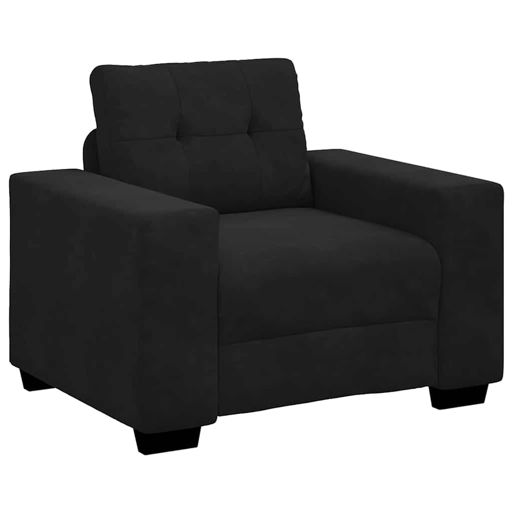 Sofa Chair Black 59 cm Velvet