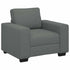 Sofa Chair Dark Grey 60 cm Fabric