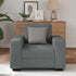 Sofa Chair Dark Grey 60 cm Fabric