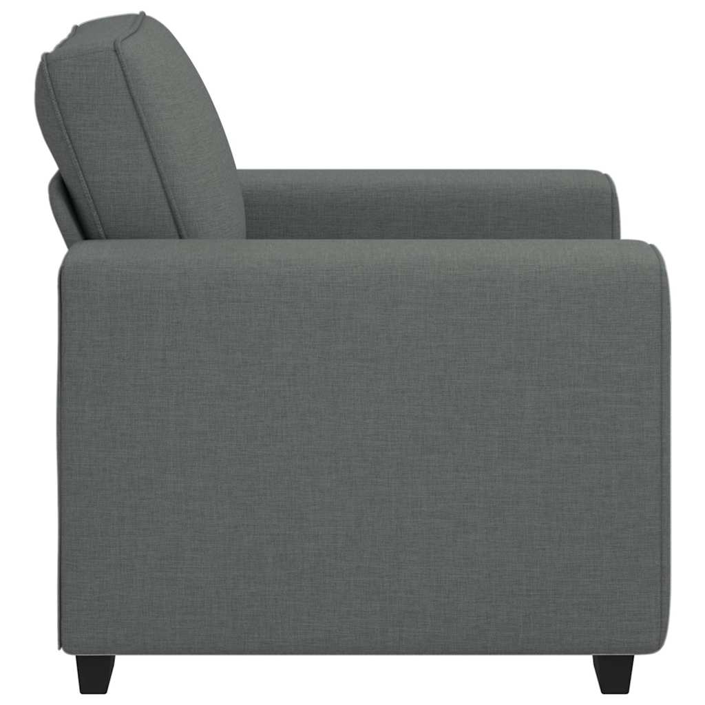 Sofa Chair Dark Grey 60 cm Fabric