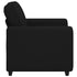 Sofa Chair Black 60 cm Fabric