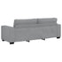 3-Seater Sofa Light Grey 180 cm Fabric