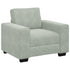 Sofa Chair Light Grey 59 cm Velvet