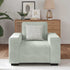 Sofa Chair Light Grey 59 cm Velvet