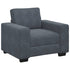 Sofa Chair Dark Grey 59 cm Velvet