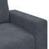 Sofa Chair Dark Grey 59 cm Velvet