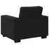 Sofa Chair Black 59 cm Velvet