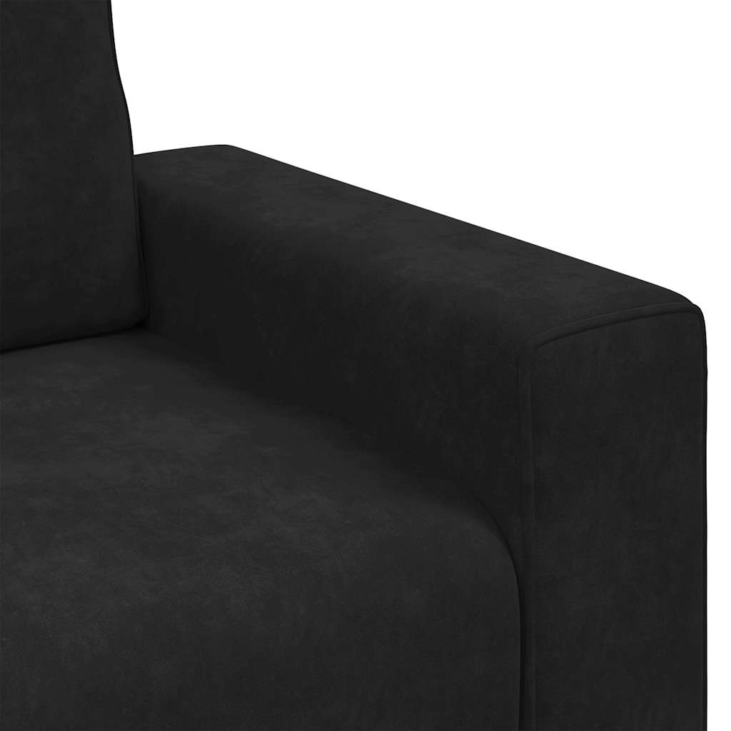 Sofa Chair Black 59 cm Velvet