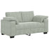 Loveseat Sofa Light Grey 120 cm Velvet