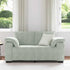 Loveseat Sofa Light Grey 120 cm Velvet