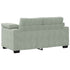 Loveseat Sofa Light Grey 120 cm Velvet