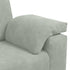 Loveseat Sofa Light Grey 120 cm Velvet