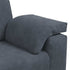 Loveseat Sofa Dark Grey 120 cm Velvet