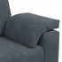 Loveseat Sofa Dark Grey 140 cm Velvet