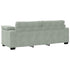 3-Seater Sofa Light Grey 178 cm Velvet