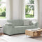 3-Seater Sofa Light Grey 178 cm Velvet