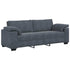 3-Seater Sofa Dark Grey 178 cm Velvet