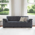 3-Seater Sofa Dark Grey 178 cm Velvet