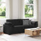 3-Seater Sofa Black 178 cm Velvet