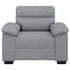 Sofa Chair Light Grey 60 cm Fabric