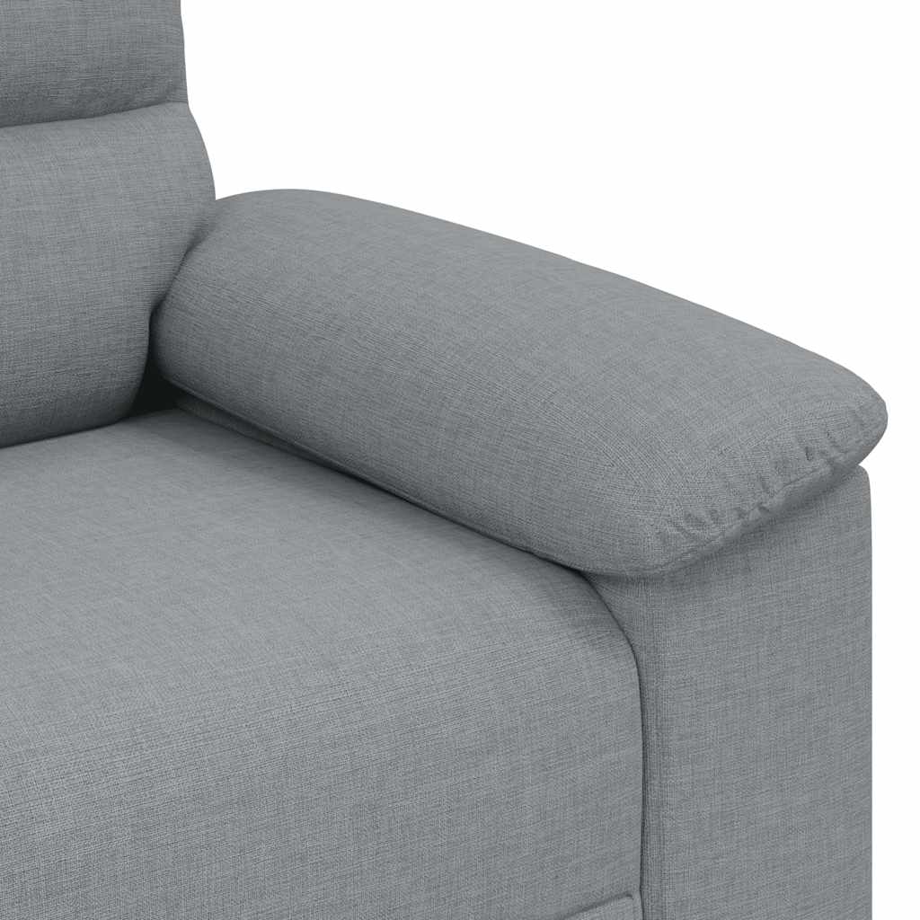 Sofa Chair Light Grey 60 cm Fabric