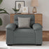 Sofa Chair Dark Grey 60 cm Fabric