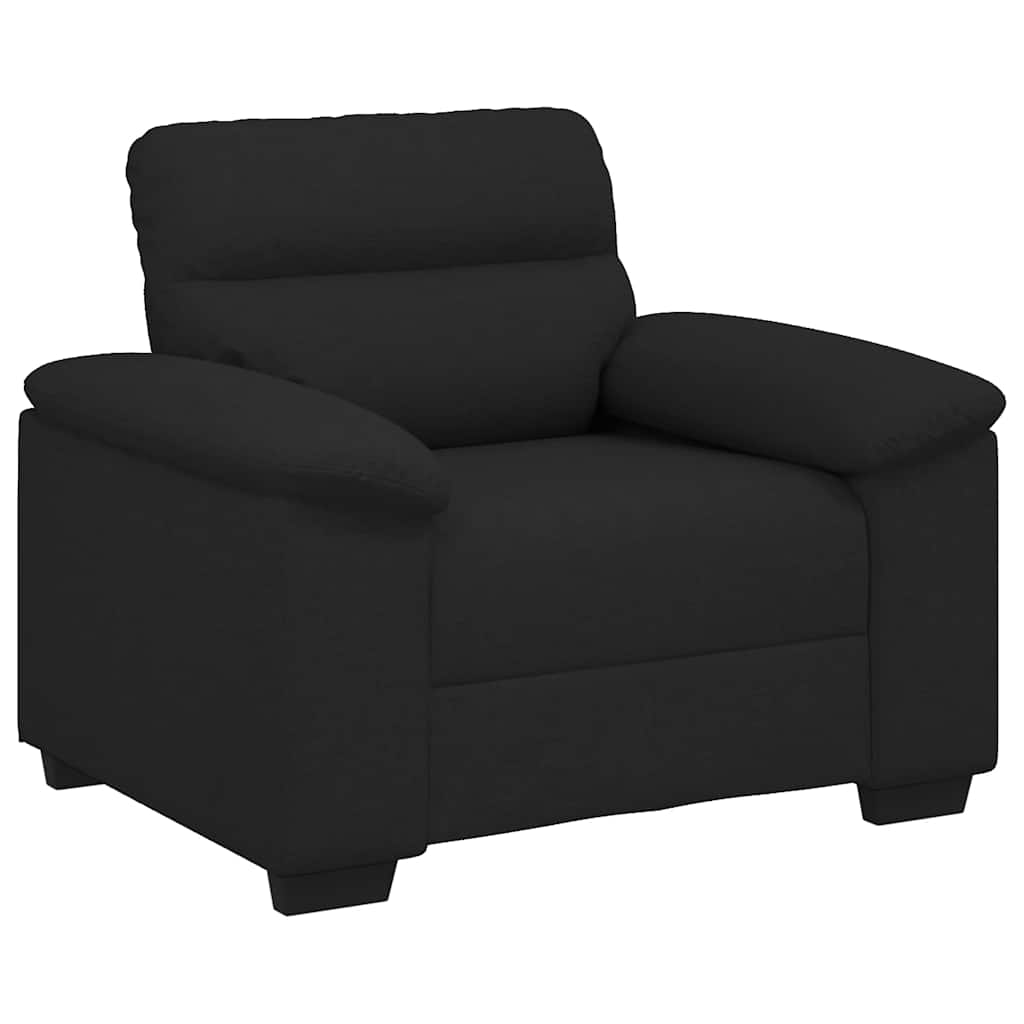 Sofa Chair Black 60 cm Fabric