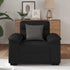 Sofa Chair Black 60 cm Fabric