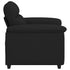 Sofa Chair Black 60 cm Fabric