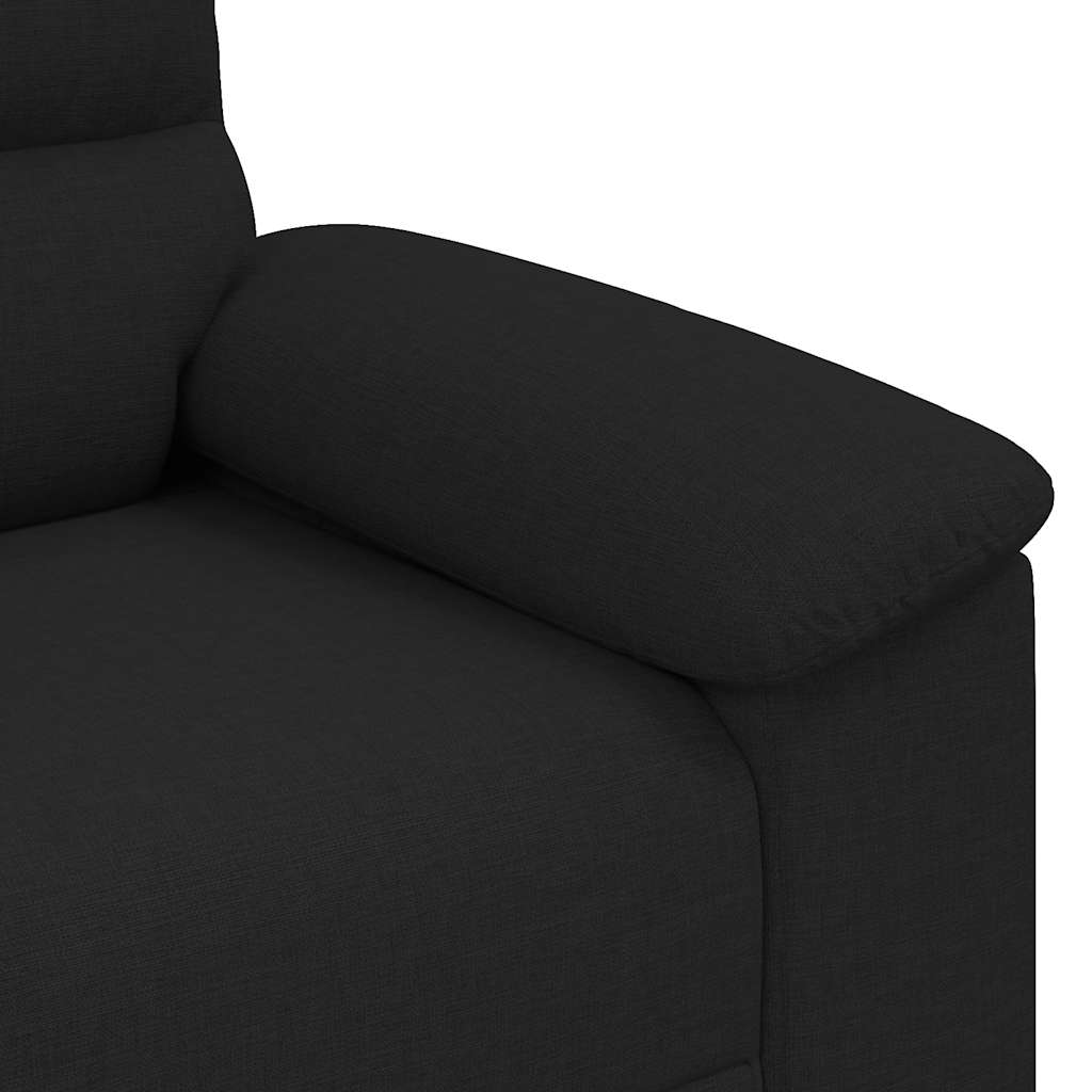 Sofa Chair Black 60 cm Fabric