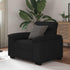 Sofa Chair Black 60 cm Fabric