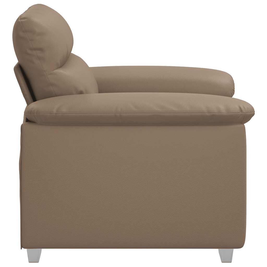 Sofa Chair Cappuccino 60 cm Faux Leather