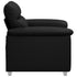 Sofa Chair Black 60 cm Faux Leather