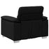 Sofa Chair Black 60 cm Faux Leather