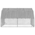 Chicken Run with Roof 2.5x4x2.25 m Galvanised Steel