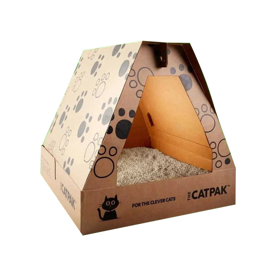 Portable Cat LItter Box 2x 3L Cat Litter 6Ltr With Box-2018816634013224960