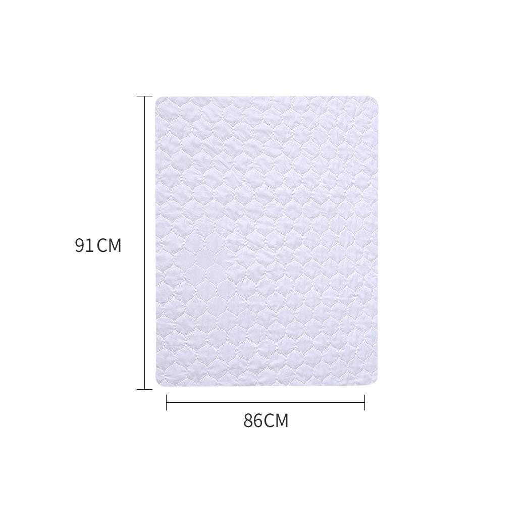 2x Bed Pad Waterproof Bed Protector Single-1886651040359649282