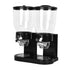 TOQUE Double Cereal Dispenser Dry Food Black-2006733302156890112