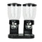 TOQUE Double Cereal Dispenser Dry Food Black-2006733302156890113