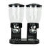 TOQUE Double Cereal Dispenser Dry Food Black-2006733302156890113