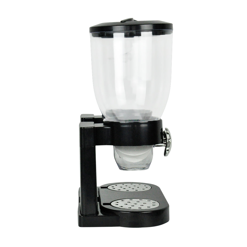 TOQUE Double Cereal Dispenser Dry Food Black-2006733302156890115