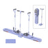 Everfit Abdominal Trainer Machine Core Glider Split Home Gym Equipment Purple