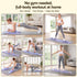 Everfit Abdominal Trainer Machine Core Glider Split Home Gym Equipment Purple