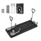 Pilates Reformer Abdominal Exercise Board Push Up Set Fitness Black