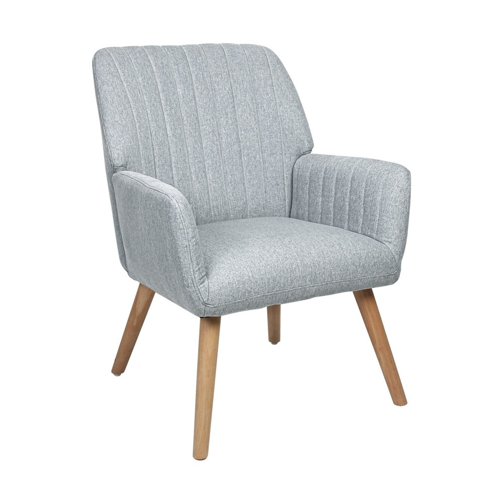 Armchair Lounge Sofa Chair Fabric Accent Chairs Armchairs Couches Grey