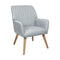 Armchair Lounge Sofa Chair Fabric Accent Chairs Armchairs Couches Grey