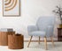 Armchair Lounge Sofa Chair Fabric Accent Chairs Armchairs Couches Grey